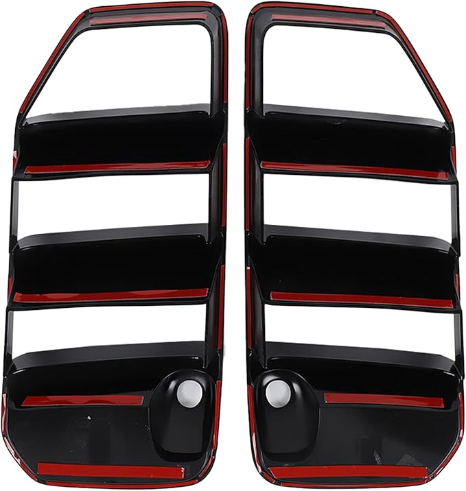 Front Bumper Guards Cover Compatible with Mercedes-Benz G Class G63 2025+, Front Lower Bumper Cover Grille Lower Side Air Intake Air Vent Outlet Decorative Trim Auto Accessories (Glossy Black)