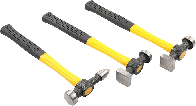 HFS(R) 7 Pcs Set Auto Body Fender Repair Tool Hammer Dolly Set