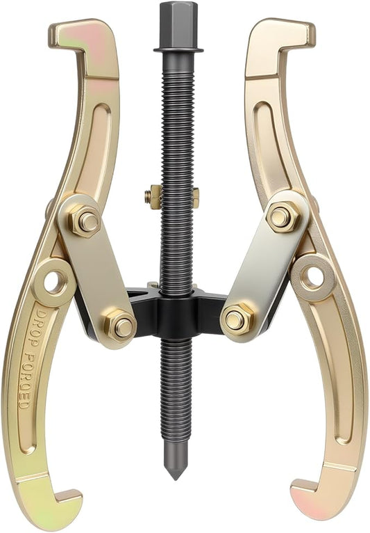 10 Inch 3 Jaw Puller for Pulley Gear Bearing Flywheel Removal, 2 Jaw / 3 Jaw Puller with Reversible Jaws, Repair and Maintenance Tool for Automotive/Mechanical