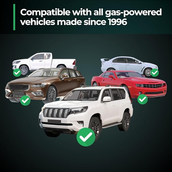 FIXD Bluetooth OBD2 Scanner for Car - Car Code Readers & Scan Tools for iPhone & Android - Wireless OBD2 Auto Diagnostic Tool to Check Engine & Fix All Cars & Vehicles ‘96 or Newer (2 Pack)