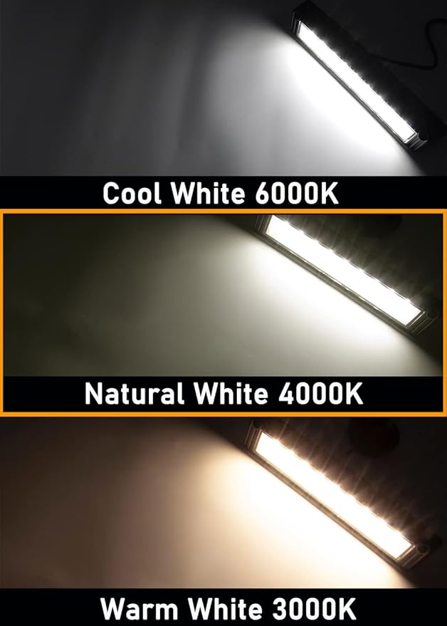 Raycharm 13" RV Exterior LED Flood Light Fixture, 40° Down Angle Beam, 4000K Natural-White, 12V/24V DC, High Lumen Output Low Current Draw, Aluminum Housing Black Finish, 1-Pack