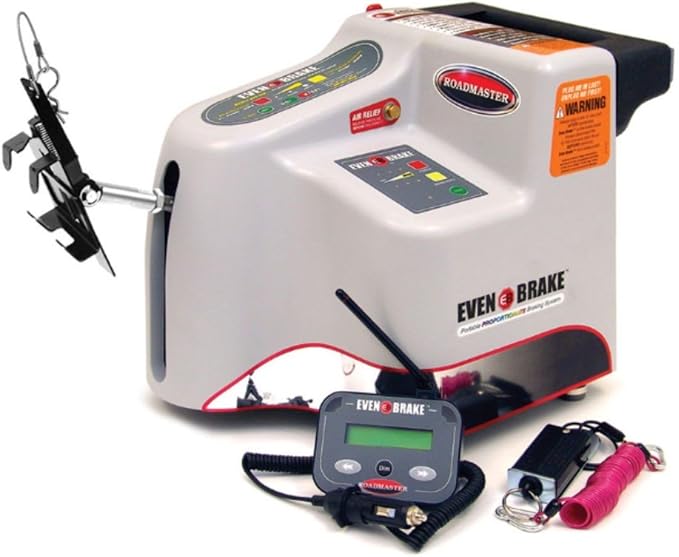 Roadmaster Nighthawk Tow Bar and Baseplate Combo with Universal Economy Wiring Kit & Even Supplemental Braking System fits 2019-2025 Gladiator JT | Includes Decal