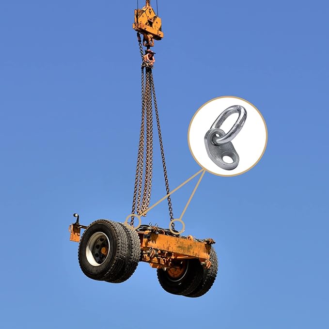 7100 Engine Lifting Bracket 5500 lb Capacity Engine Lift Brackets Set for Using with Engine Hoist Leveler and Lifting Sling Rigging Engine Stand (Pack 4)