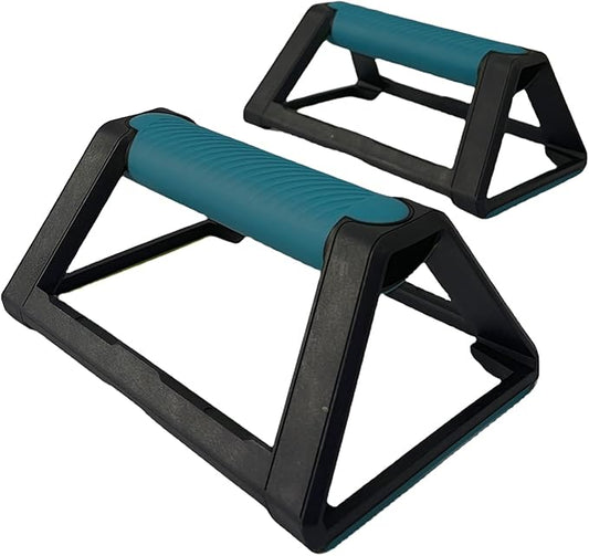 Push-up Bracket Triangular Stable Support Design, Wrist Protection with Anti-slip, Enhances Workout Depth, Suitable for Home Fitness(1 PAIR)