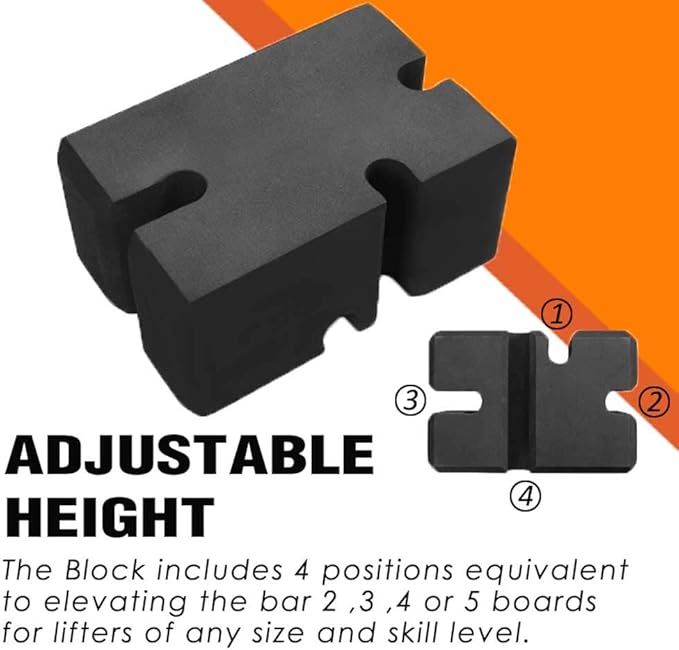TAVIEW Bench Press Block,Bench Press Board Press Adjustable Home Gym Workout Fitness Accessories for Increase Your Bench Press