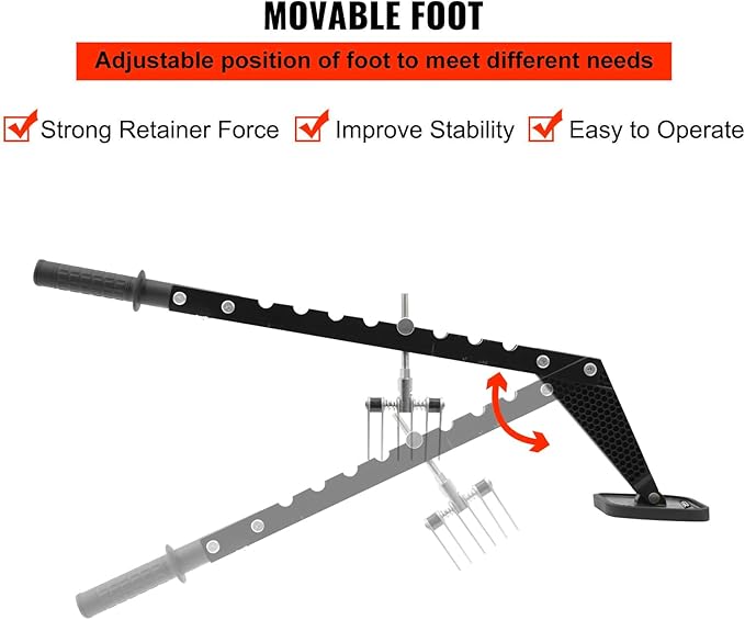 Car Dent Bar Puller Pull Lever Pulling Kit Removal Hammer Repair Auto Body Tool (Black)