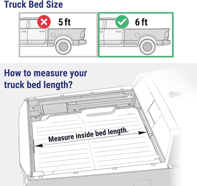Syneticusa AR Automatic Retract Hard Tonneau Cover Fits 2016-2026 Toyota Tacoma 6ft Truck Bed Retractable