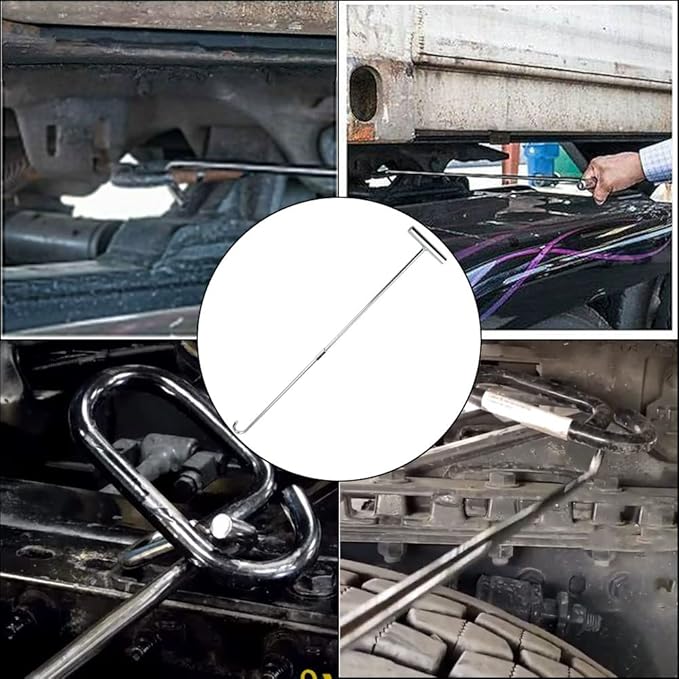 5th Wheel Pin Puller 32" Solid Steel with Chrome Plating Heavy Duty - 1pack