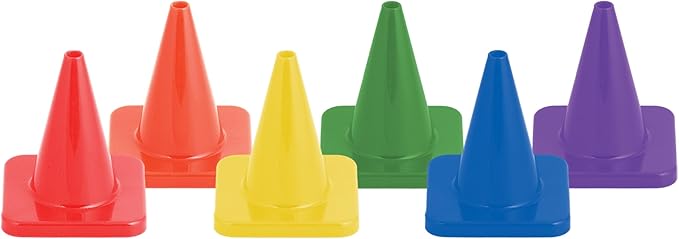 Champion Sports Hi Visibility Flexible Vinyl Cones