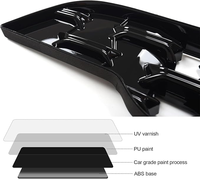 Mesh Grill Guard Fitment for 2023 2024 2025 Mazda CX50 Hybrid, Gloss Black Grille Insect Screen Mesh Grill Cover Glossy Black Front Bumper Protector for Mazda CX 50 CX-50 2022-2026