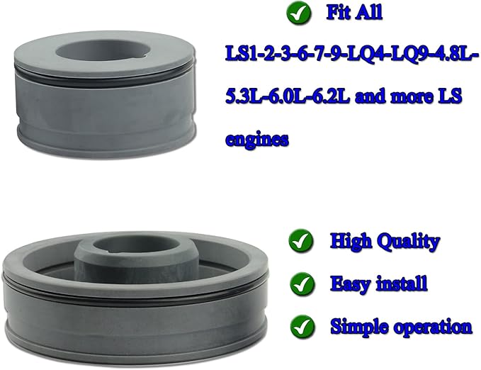 LS Timing & Rear Main Cover Alignment Tools & Seal Installer Fit For GM Gen III & IV Engines 4.8L 5.3L 6.0L 6.2L LS1 LS2 LS3 LS6 LS7 LS9 LQ4 LQ9