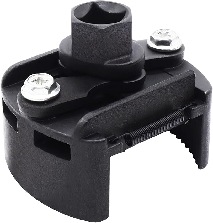 Universal Adjustable Oil Filter Wrench Removal Tool 2.36-3.15 inch (60mm-80mm) 1/2" Drive