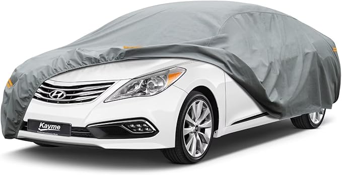 Kayme Heavy Duty Car Cover Custom Fit Hyundai Azera Waterproof All Weather for Automobiles, Full Exterior Covers Sun Rain UV Protection.（Deliver About 3-10 Days）