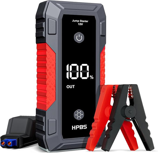 H50 Jump Starter - 5000A Jump Starter Battery Pack for Up to 10.0L Gas and 8.0L Diesel Engines, 12V Portable Car Battery Jump Starter Box with 3.0" LCD Display
