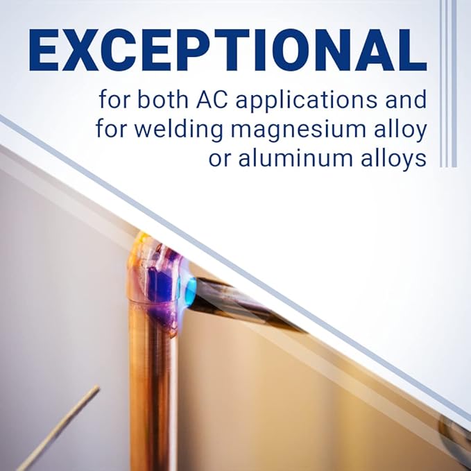 Midwest Tungsten Service TIG Welding Tungsten Electrodes 10-Pack (Green - Pure Tungsten (WP, EWP), 1/16")