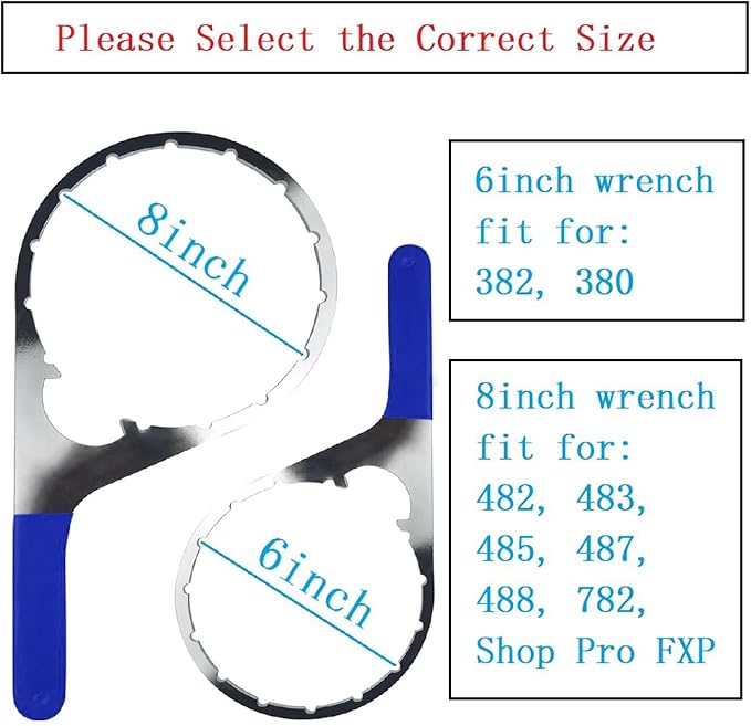 Replace for Davco 6" ID 380134 382 Colar/Vent Cap Oil Fuel Filter Wrench for Fuel Pro 382, 380