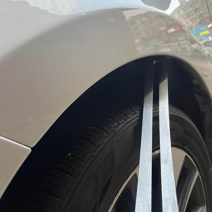 Auto Dent Repair,Car Front Fender Dings Remover,Paintless Bodywork Damage Removal,Big Size Curved Rod, 15 Pack Hook Rods Tools Kit for Car Body Dent Repair