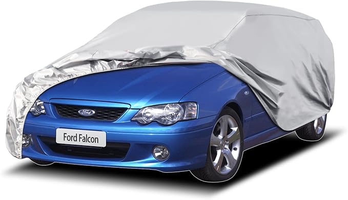 Waterproof Car Cover for Ford Falcon, 5 Layers Compatible with Ford Falcon All Weather, Snowproof Windproof Rain Ice Sun UV Protection