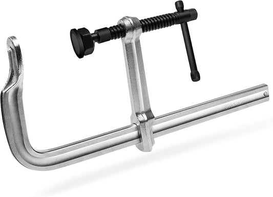 1-Pack 12-Inch Heavy-Duty F-Clamps for Welding, Woodworking & Metalworking – 3450 lbs Load Capacity,5-1/2 Inch Throat Depth, All-Steel Construction