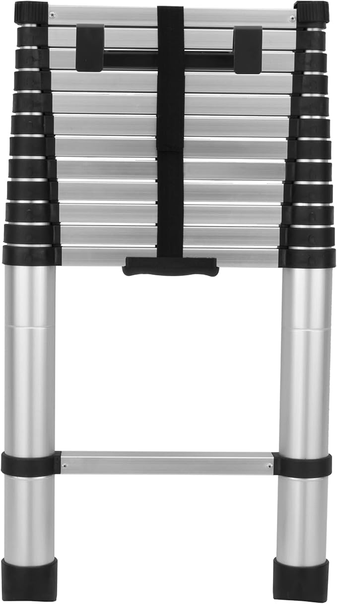 RecPro RV Telescoping Ladder 12.5ft Compatible with Lippert On-The-Go Prepped Units