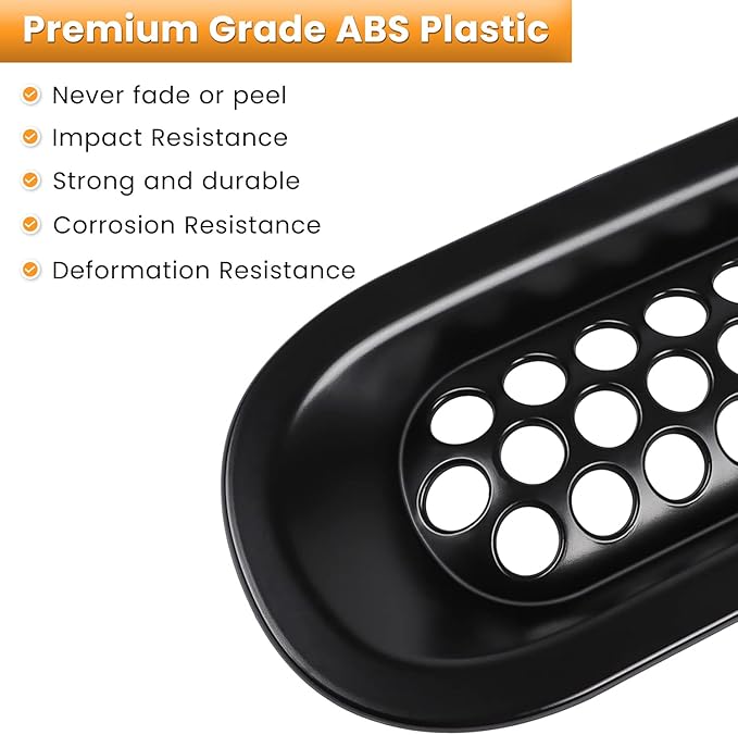 7PCS Front Grill Mesh Inserts for Jeep Wrangler JK JKU Unlimited 2007 2008 2009 2010 2011 2012 2013 2014 2015 2016 2017 2018 Grille Guard Cover Trim Clip-in Exterior Accessories (Matte Black)