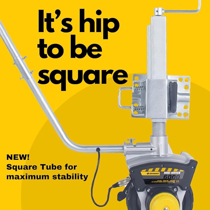 Mini Mover 3 Plus Trailer Jockey Wheel, 12v Electric, Moves 6000 lbs Rolling Weight (Mini Mover 3 Plus)