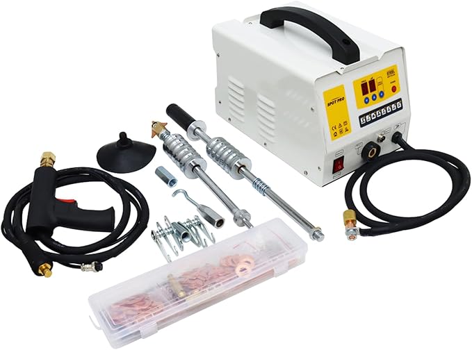 Steel SPOT Welder Machine Dent Pulling Machine Stud Welder Dent Repair Kit Spot Welder Dent Puller Tool Kit for Car Body Dent Repair 220V