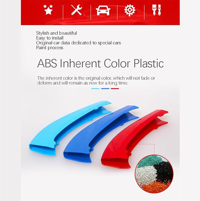 Automotive Grill Inserts for BMW X3 F25 2011-2017 and X4 F26 2014-2018 7-Beam (NOT for 2018 - up model of G02 X4)