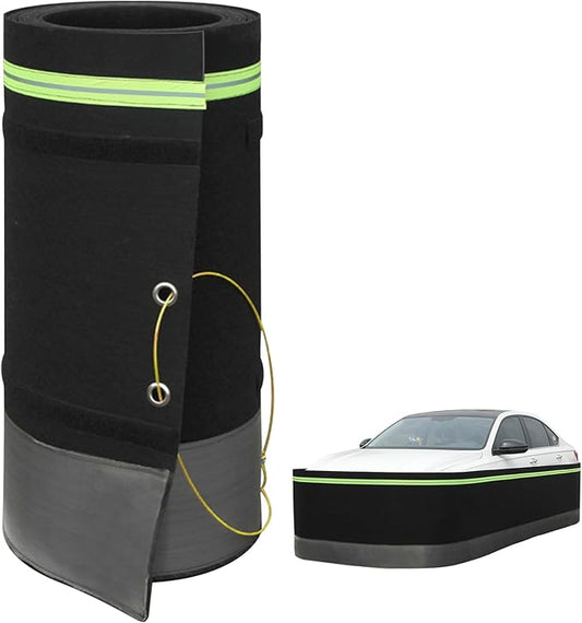 Rv Skirting for Travel Trailer Rv Skirt Iron Mesh at The Bottom Rv Covers, Easy Installation Skirting for Mobile Home Exterior, Rv Winter Skirting Thickening (32 in Tall, 45 FT)