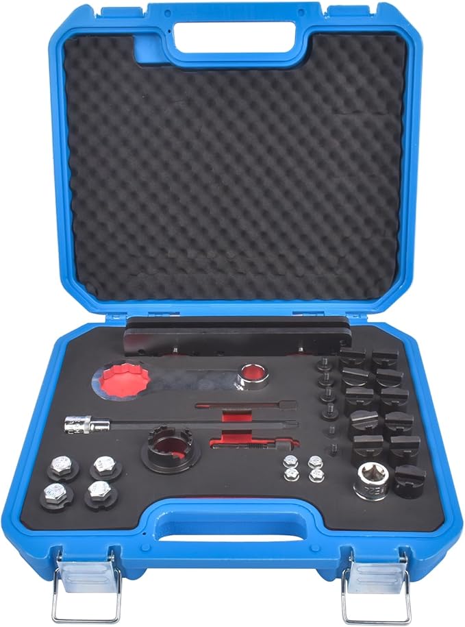 EA839 Engine Camshaft Timing Tool Kit T40331 Replacement for Audi A4 Porsche 2.9T 3.0T Hybrid Version T90002 Camshaft Locking Device Tool