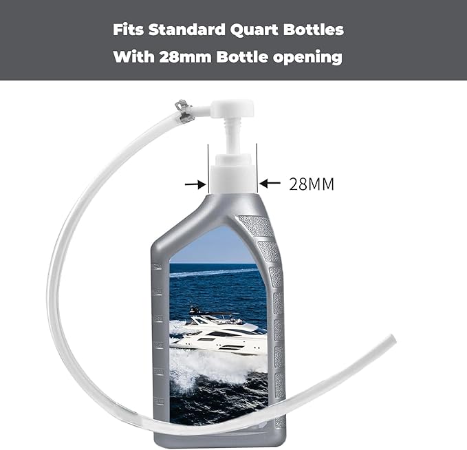Boat Lower Unit Gear Lube Oil Pump Compatible with Mercury Yamaha Honda Suzuki Evinrude Marine Outboard and MerCruiser OMC Outdrive