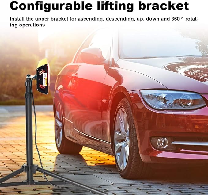 DATOUBOSS Portable Infrared Paint Curing Lamp 2000w Handheld Infrared Paint Baking Lamp Shortwave Infrared Heating Light Car Body Repair Tool