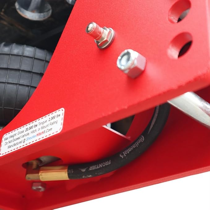 Shocker HD 20K Air Hitch with Black Combo 2" & 2-5/16" Balls, Fits 2-1/2" Hitch - 20,000 lbs