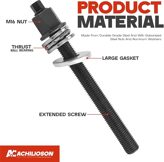 for GM 25264 Harmonic Balancer Puller and 551141 Crank Pulley Install Tool Harmonic Balancer Installation Tool Replacement for GM LS Series Engines 1997-UP