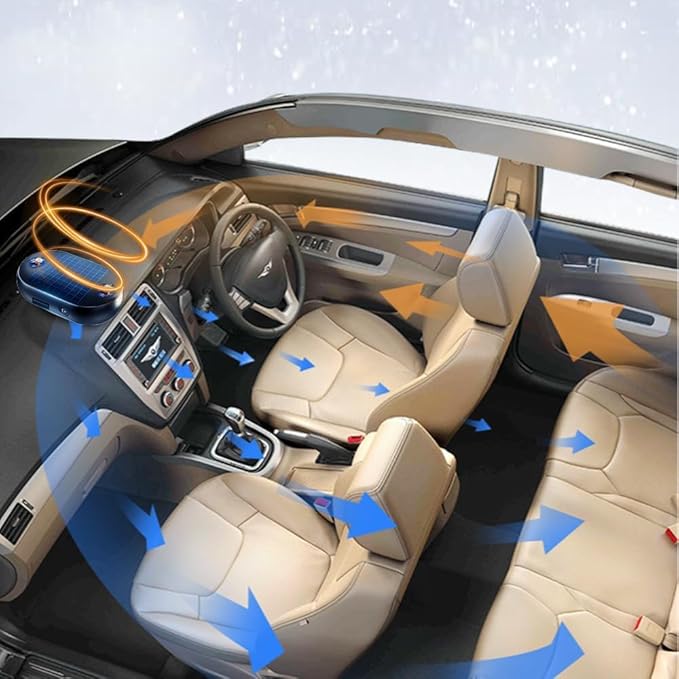 Anti-Freeze Electromagnetic Car Snow Removal Device,Solar Electromagnetic Car Snow Removal Device,Automotive Electromagnetic Snow Removal Tool Car Defroster（3Pcs）