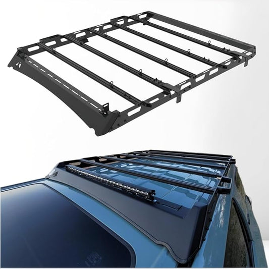 Black Roof Rack Cargo Storage Compatible with 2010-2024Runner (Medium Size)