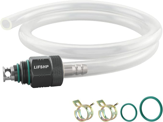 Oil Filter Drain Tool,Aluminum Alloy Upgraded Large Hole and Thickened Tube for Toyota, Lexus, Scion 2.0L - 5.7L Vehicles with Cartridge Style Filter System-Gun Black