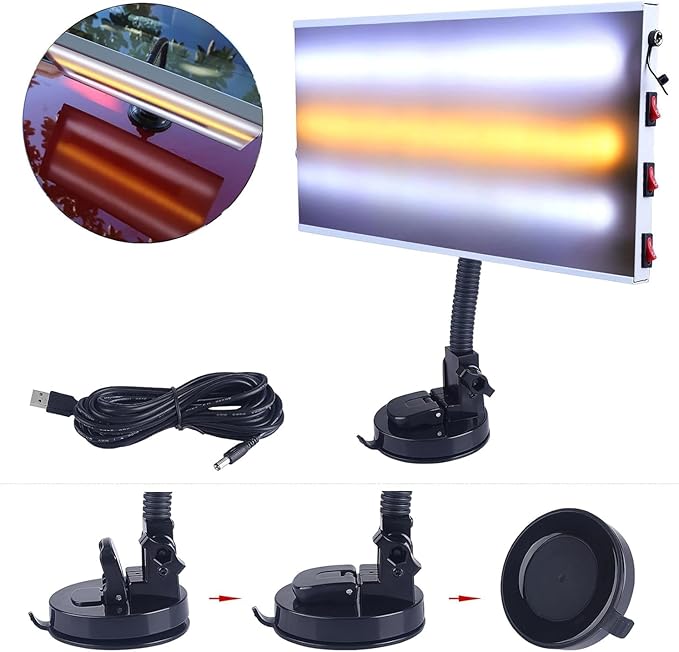 Professional PDR Rods Dent Repair Kit - Paintless Car Dent Removal Tool for Hail Damage, Door Dings & Body Dents | Adjustable Dent Puller Kit for Cars, Trucks, SUVs | No Paint Needed