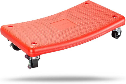 Maxshine Detailing Mini Creeper Without Cushion | Mobile Rolling Utility Creeper Seat for Mechanics & Car Detailers | Low Profile Detailing Seat for Car Cleaning, Polishing, Coating & Waxing