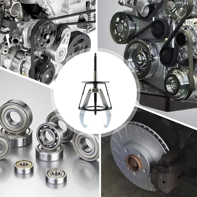 BESTOOL 2 Jaw Gear Puller,14 Ton Pulley Puller Tool,Removal Tool for Gears, Pulley, Flywheel