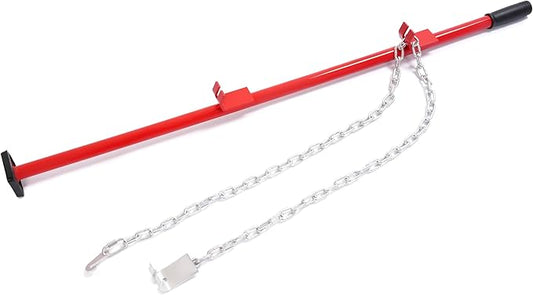 KUAFU Universal Auto Body Alignment Bar Pulling Stick Tool 52-3/8in for Car Repair Bumpers, Panels, Hoods and Decks Dent Puller Stick Alignment Repair Tool Powder Coated Steel