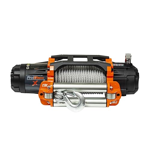 Prowinch 9500 lbs Electric Waterproof Winch Steel Rope Steel Roller 12V Wireless