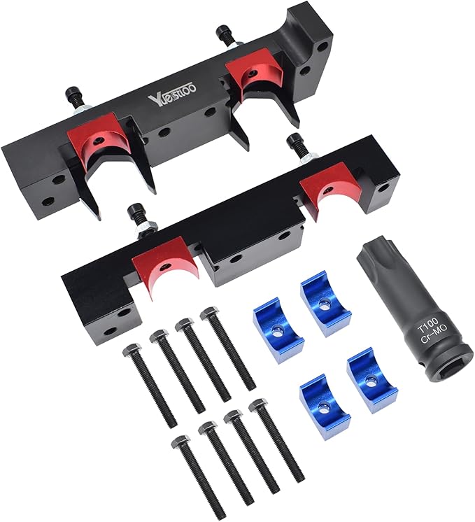 Camshaft Locking Alignment Timing Tool Kit, Compatible with Mercedes Benz M133 M270 M274, 15pcs Set with Carrying Case & Gloves