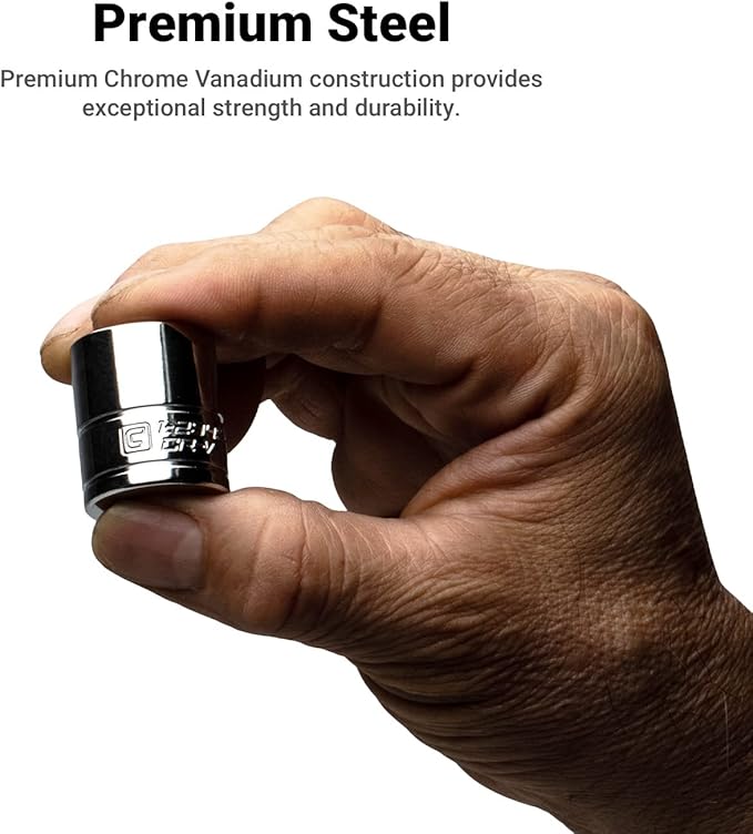 Capri Tools 14 mm Shallow Socket, 3/8 in. Drive, 12-point, Metric