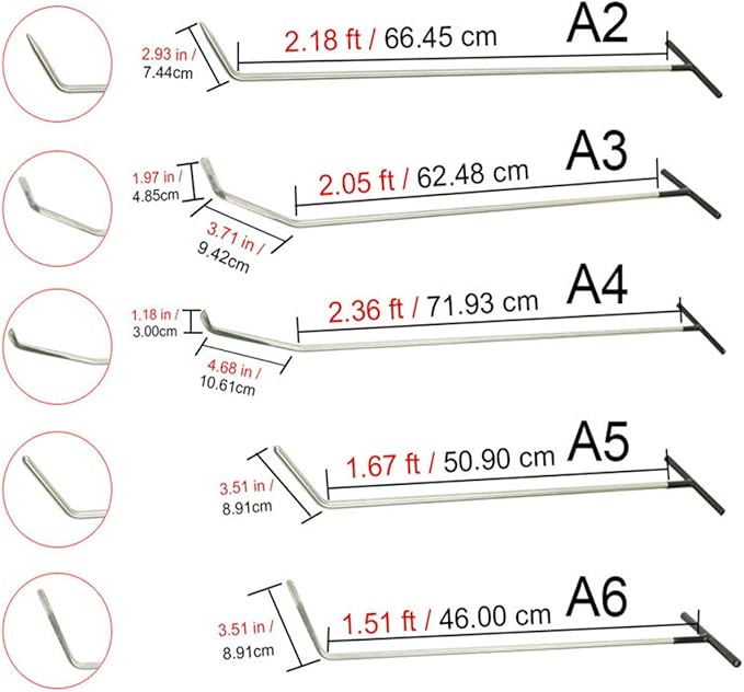 WHDZ Paintless Dent Repair Rods Kit Tools Repair Hammer LED Double Stripe Line Board 21pcs Rods for Car Auto Dent Hail Damage Removal Kit