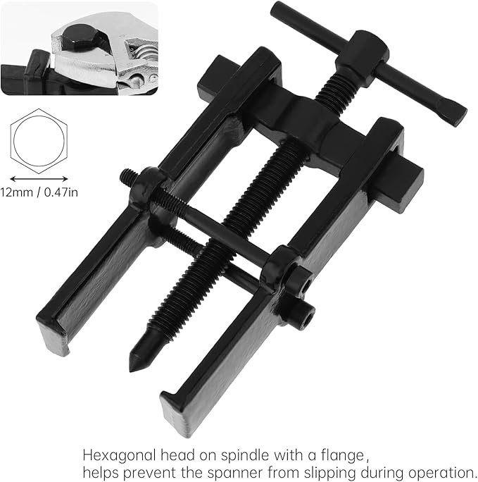 ChgImposs Two Claw Separate Lifting Device Pull Bearing Puller for Bearing Maintenance/Auto Car Repair, Strengthen Bearing Auto Mechanic Bearing Puller Tool (4 inch)