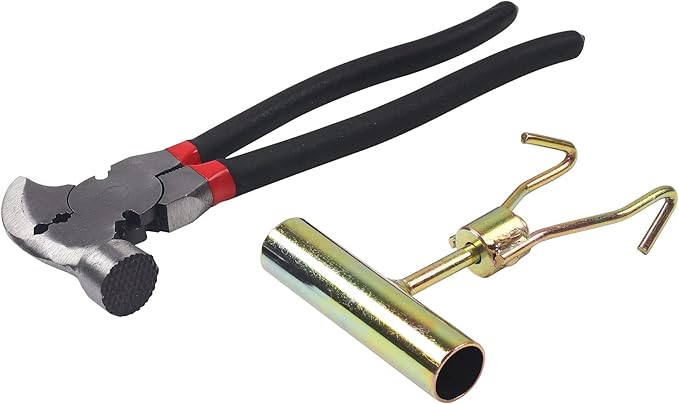 KING 10.5" Fencing Pliers & Barbed Wire Carrier Set (2-PC Set)