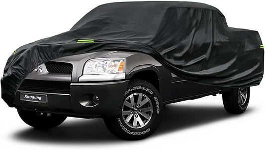 Waterproof Truck Cover Fit Mitsubishi Raider 2006-2010, 7 Layers Heavyduty Full Pickup Cover All Weather,Outdoor Sun UV Rain Dust Protection. (from US Warehouse, Arrive Within 3-7 Days)