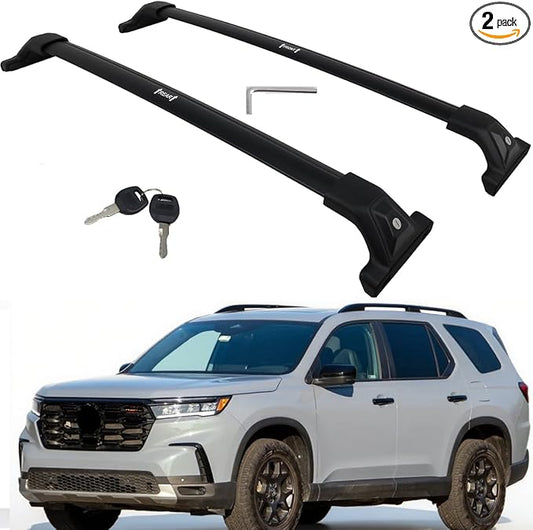 Upgraded 260lbs Lockable for 2023-2025 Honda Pilot Roof Rack Cross Bars Rail Cargo Luggage Carrier Accessories