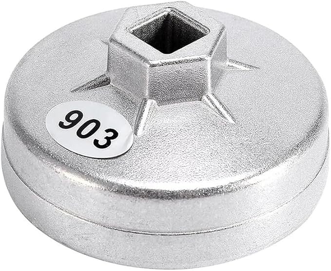 74mm 14 Flute Aluminum Oil Filter Wrench Socket Remover Tool Compatible with B MW Be nz AU DI